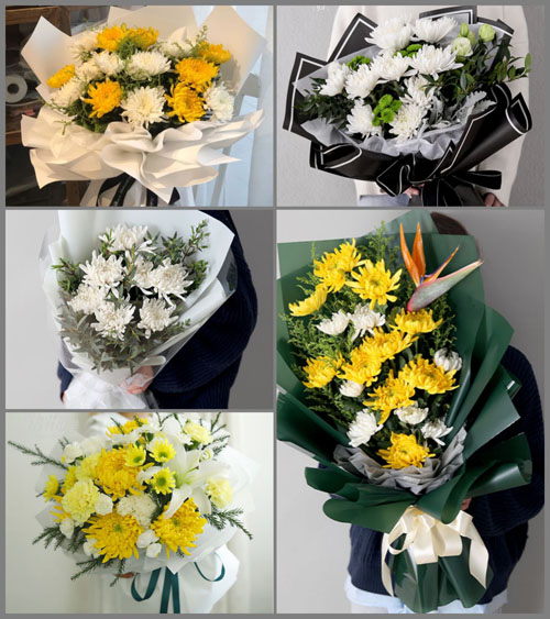 贵州贵阳花溪区石板镇蔡冲矿社区白事花束代送